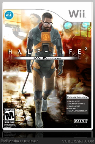 Half-Life 2 Wii Edition box cover