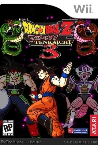DragonBall Z Budokai Tenkaichi 3 box cover