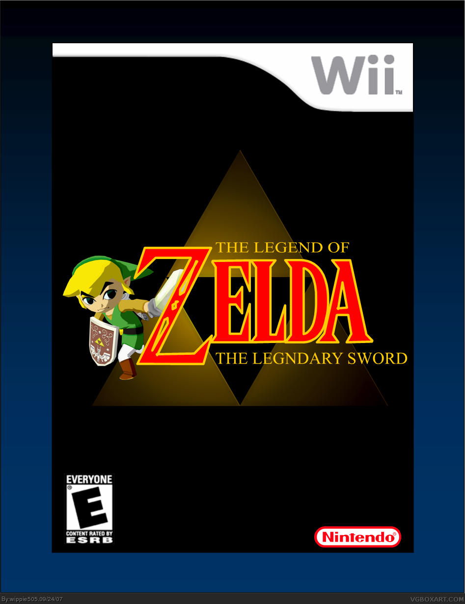 The Legnd of Zelda: The Legendary Sword box cover