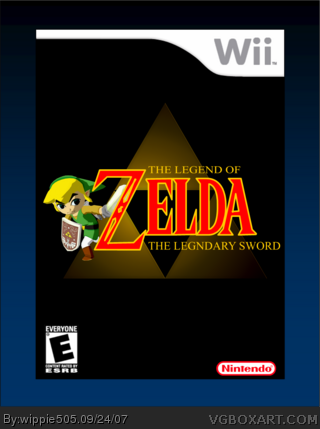 The Legnd of Zelda: The Legendary Sword box art cover