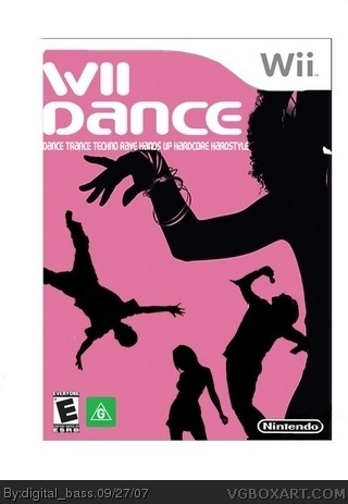 wii dance box cover