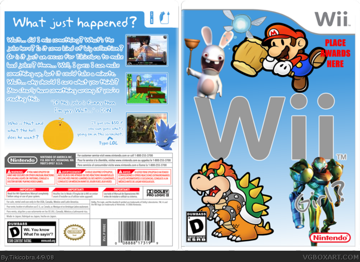 Wii box art cover