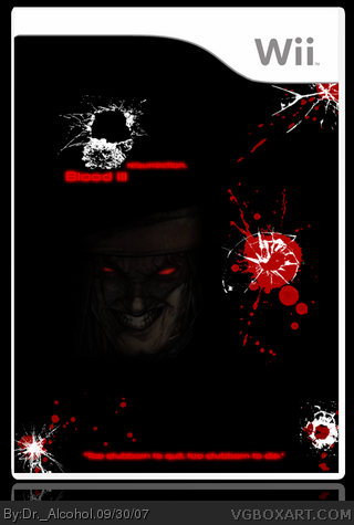 Blood 3: Ressurection box cover