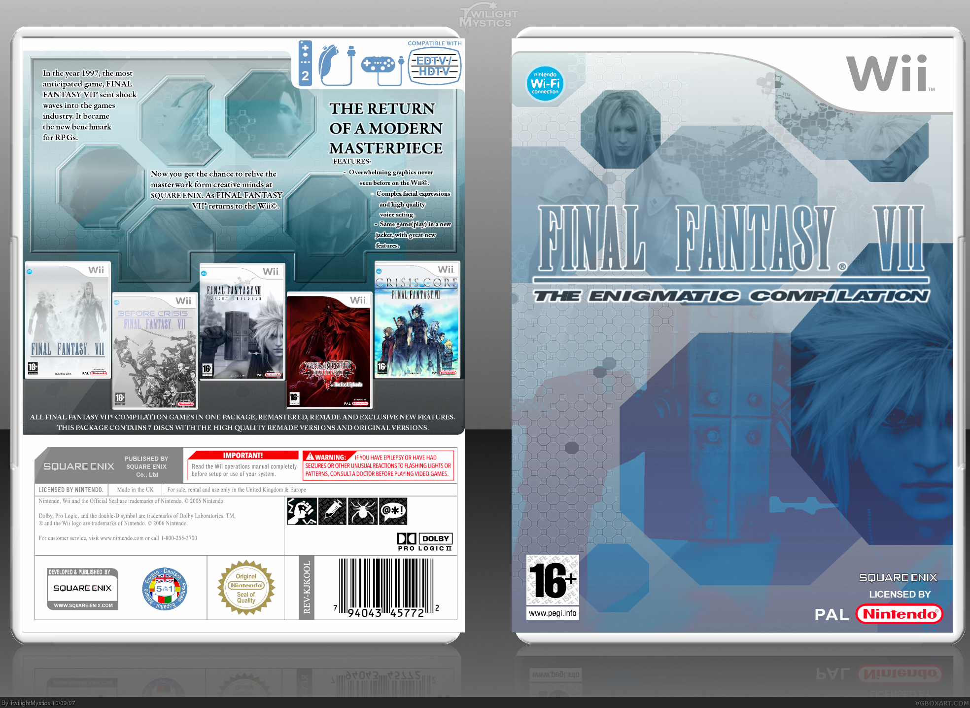 Final Fantasy VII: The Engimatic Compilation box cover