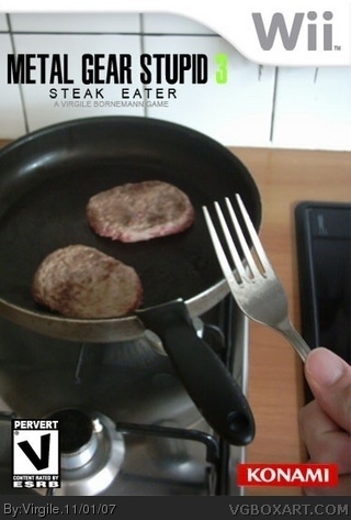 Metal Gear Stupid 3: Steak Eater box cover