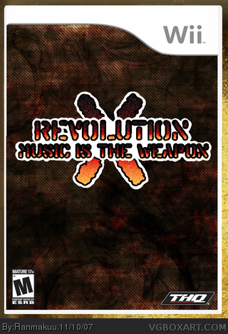 Revolution X: Music Is The Weapon box cover
