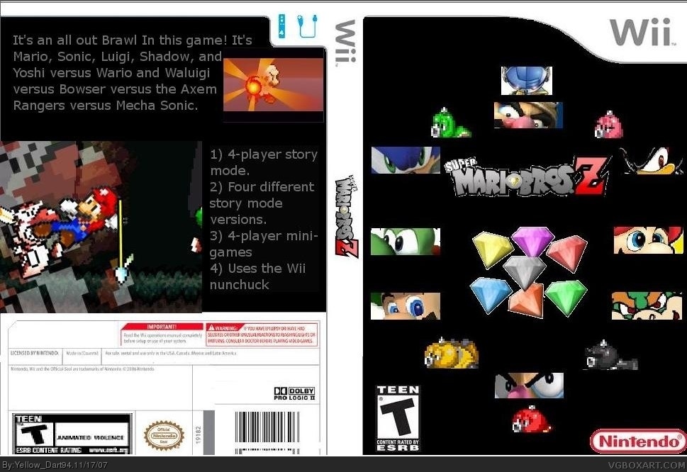 Super Mario Bros Z box cover