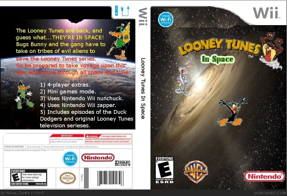Looney Tunes in Space box cover