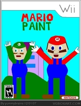 Super Paint Mario box cover