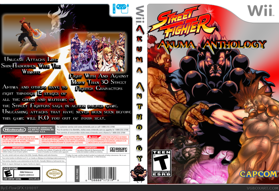 Street Fighters: Akuma Anthology box cover