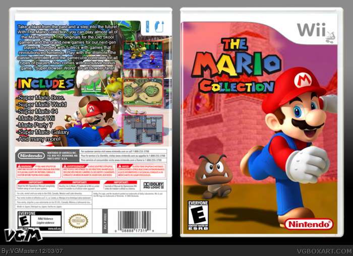 The Mario Collection box art cover