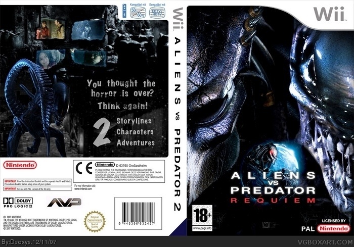 Alien vs. Predator 2: Requiem box art cover