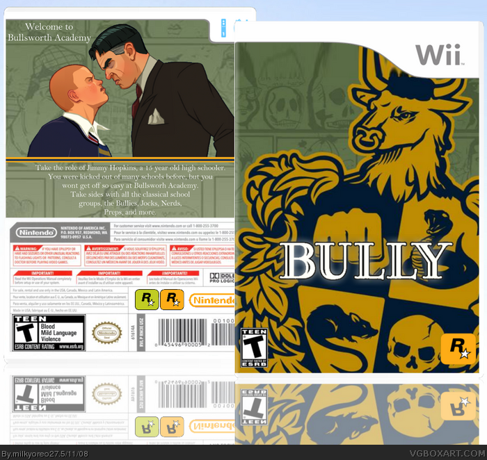 Bully box art cover