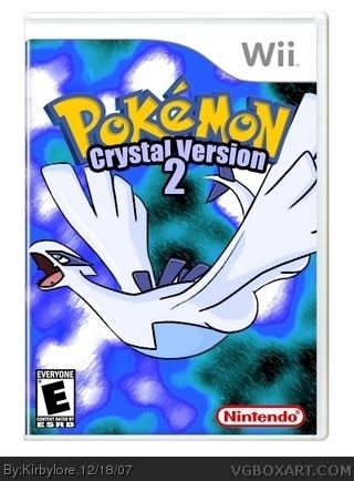 Pokemon Crystal Version 2 box cover