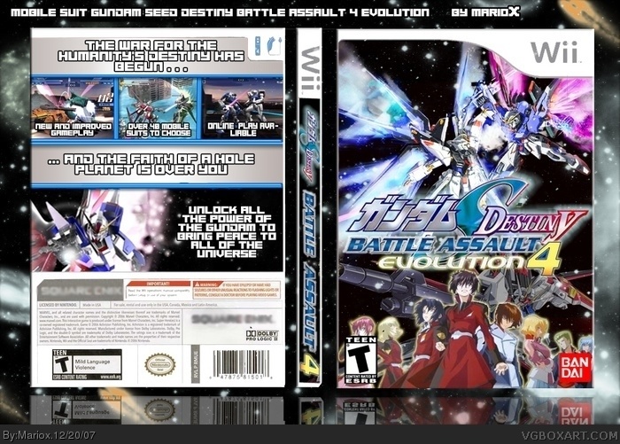 Gundam Seed Battle Assault 4 box art cover