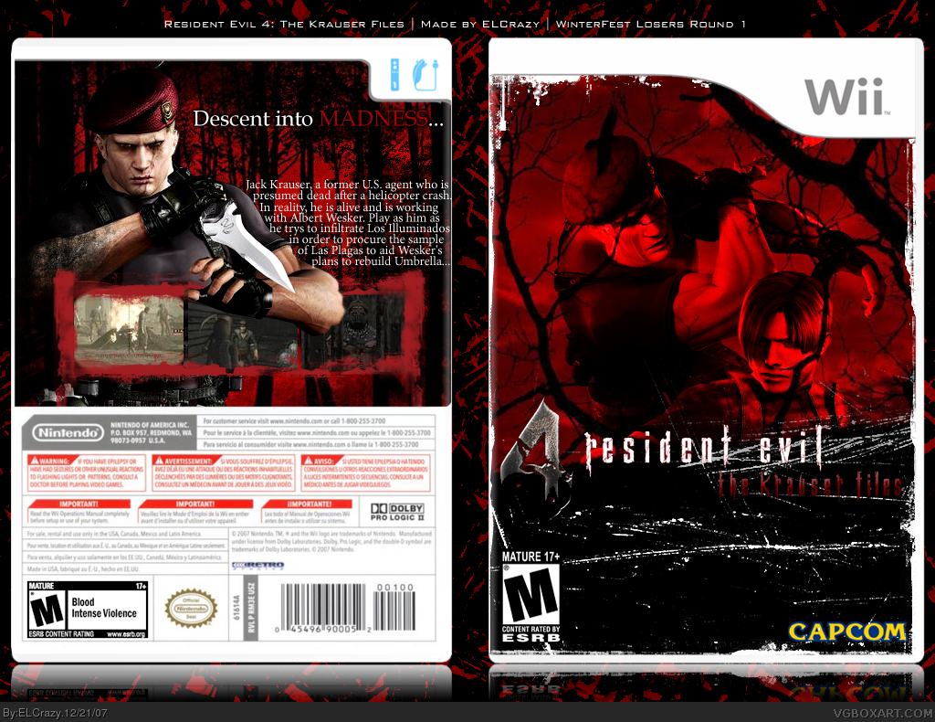 Resident Evil 4: The Krauser Files box cover