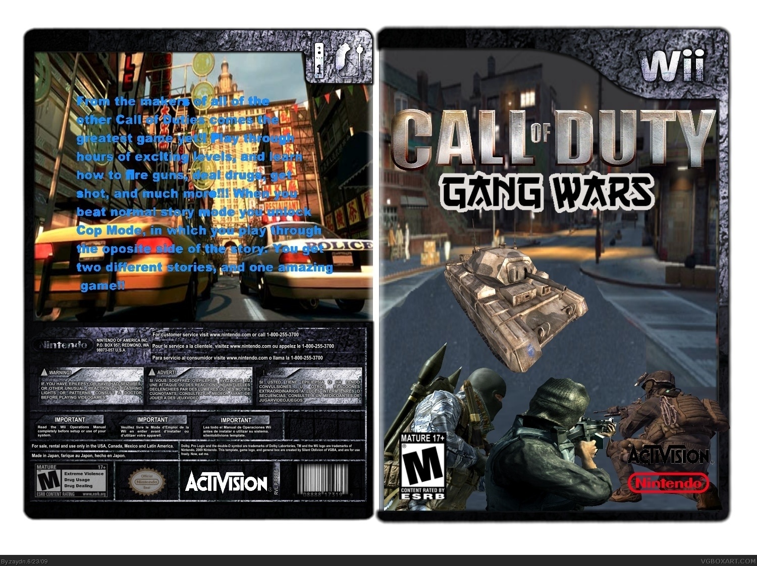 Call Of Duty 5 box cover