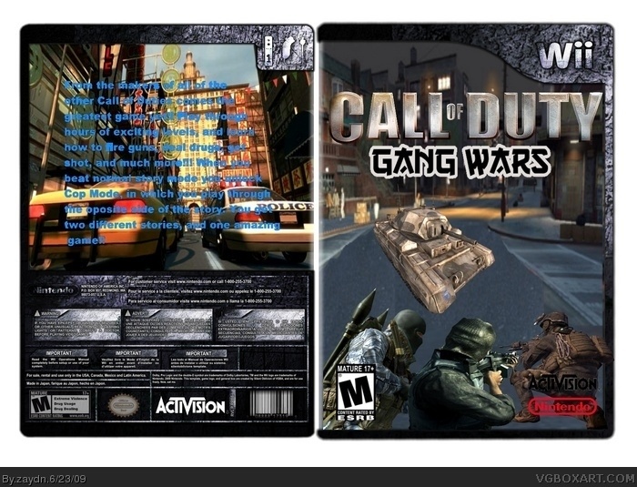 Call Of Duty 5 box art cover