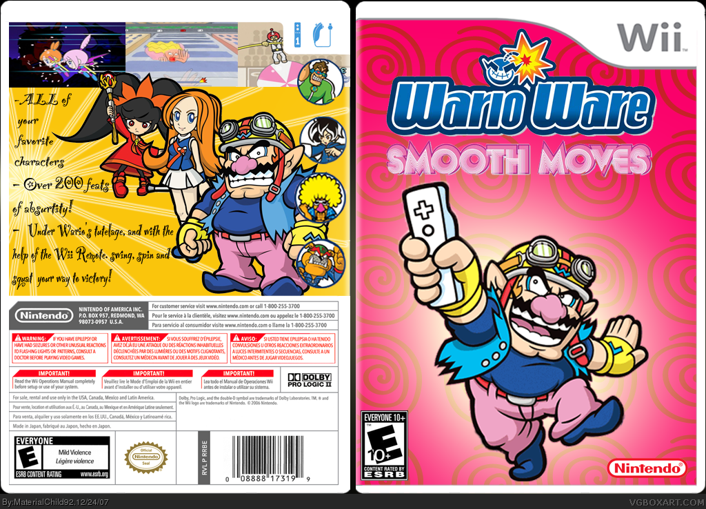 WarioWare: Smooth Moves box cover