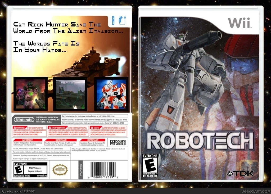 Robotech box cover