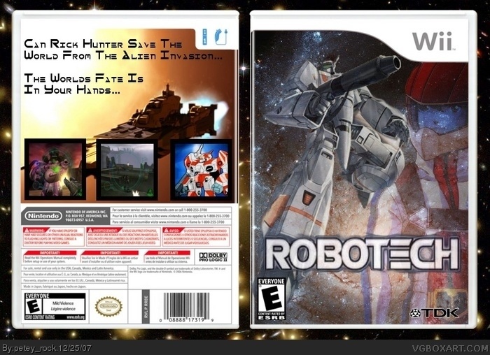 Robotech box art cover