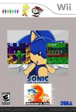 Sonic The Hedgehog 2: Directors Cut box cover