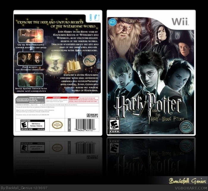 Harry Potter and the Half-Blood Prince box art cover