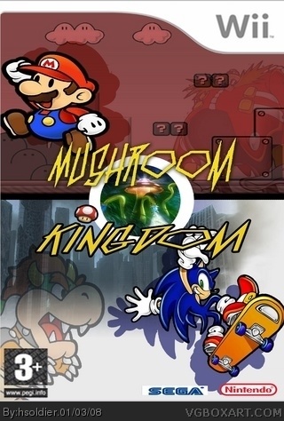 Mario and Sonic: Mushroom Kingdom box art cover