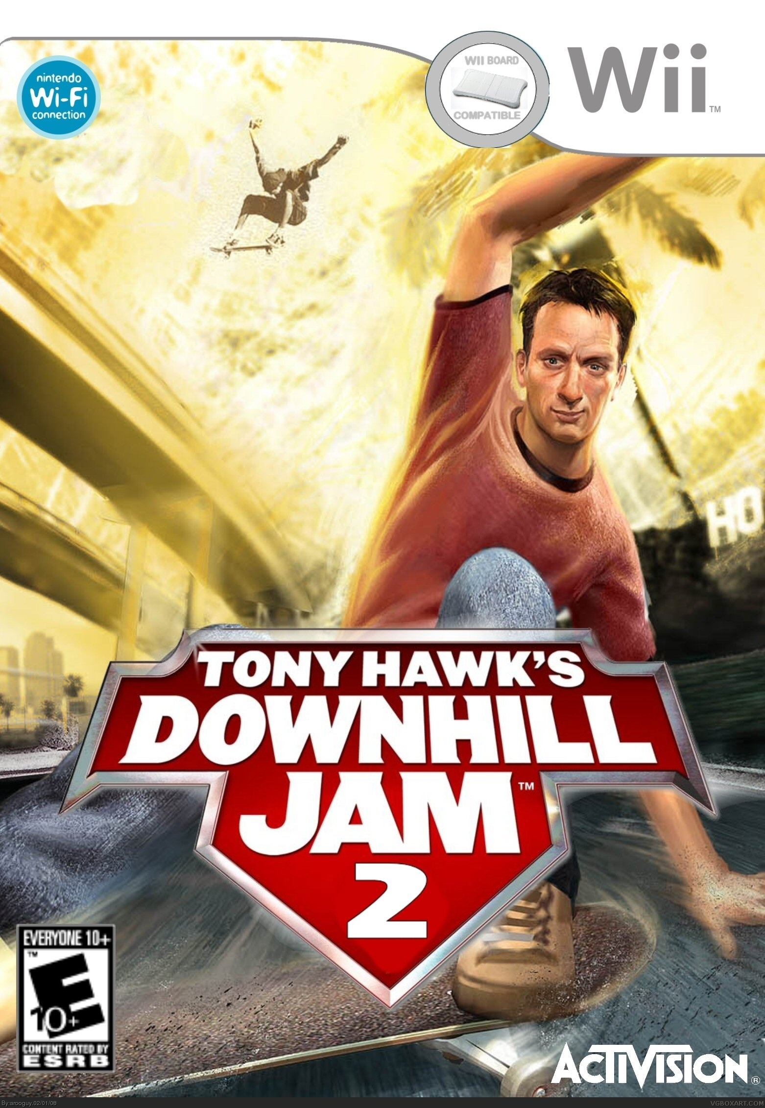 Tony Hawk's Downhill Jam 2 box cover