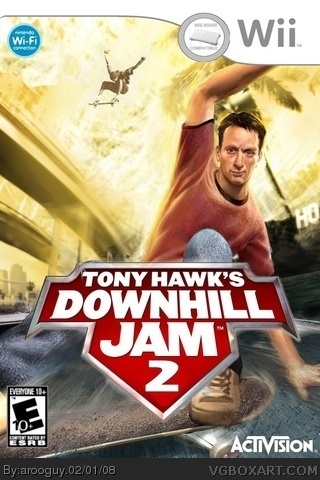 Tony Hawk's Downhill Jam 2 box art cover