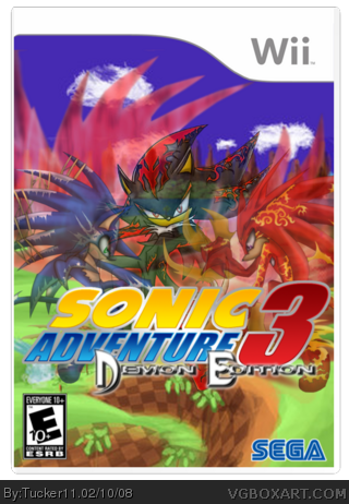 Sonic Adventure 3 Demon Edition box cover