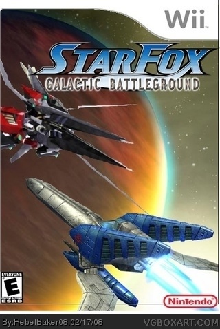 Star Fox Galactic Battleground box cover