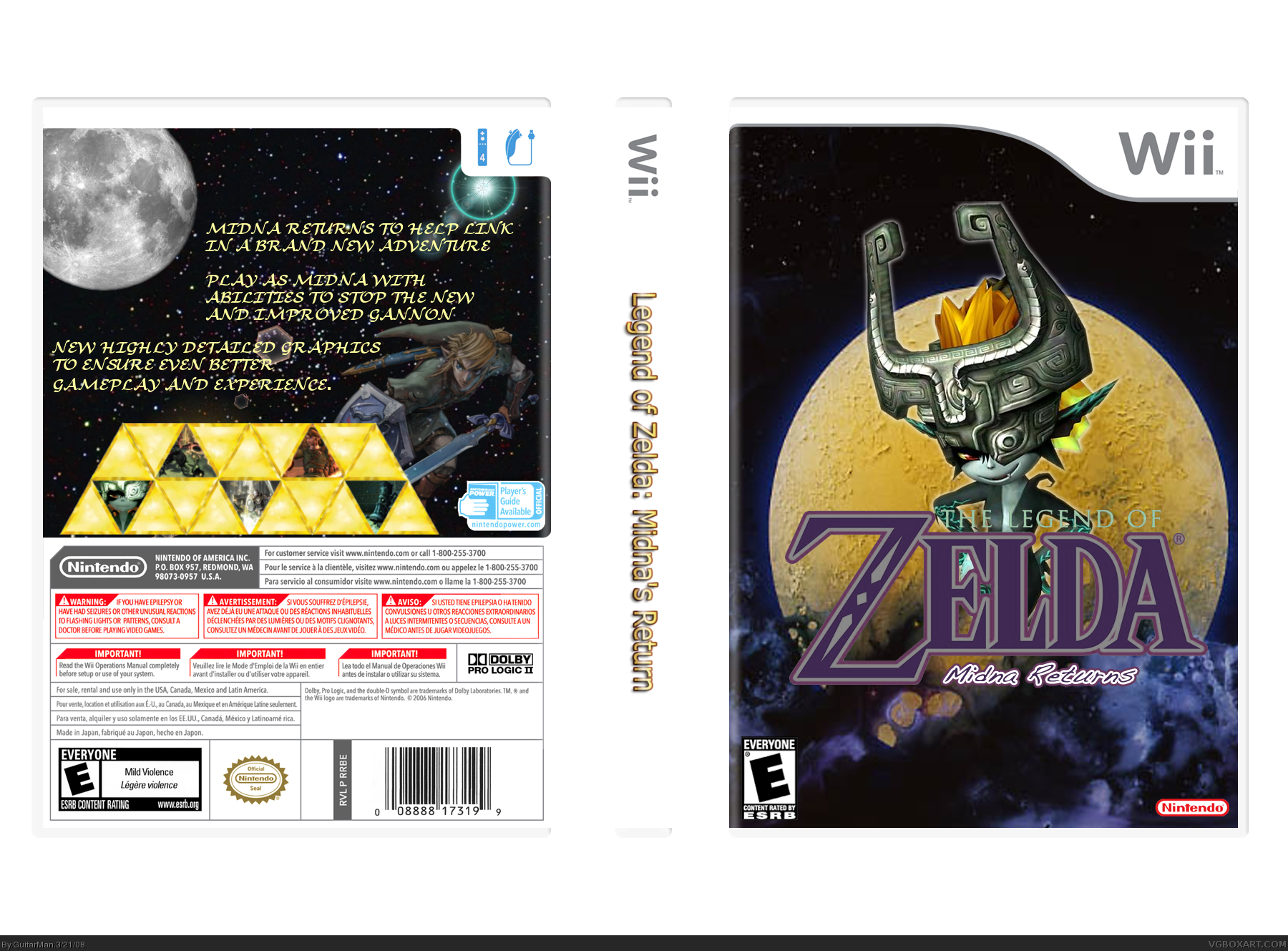 The Legend of Zelda: Midna Returns box cover