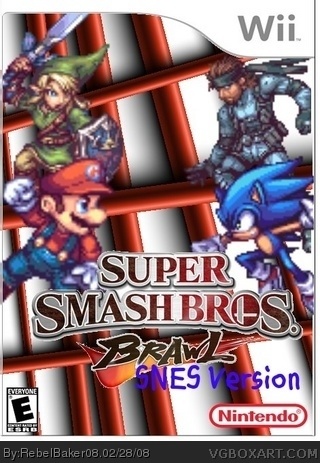 Super Smash Bros. Brawl SNES Version box cover