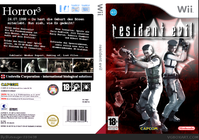 Resident Evil Wii box art cover
