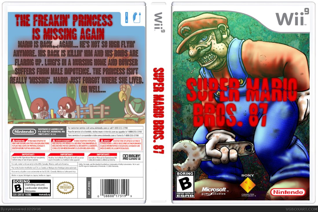 Super Mario Bros. 87 box cover