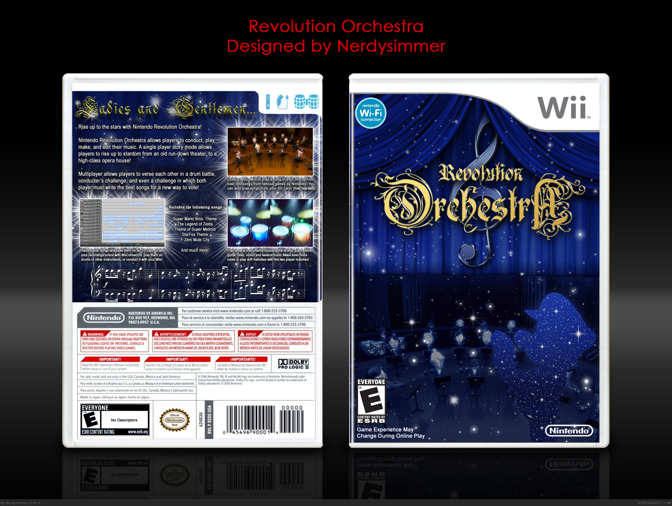 Nintendo Revolution Orchestra box cover