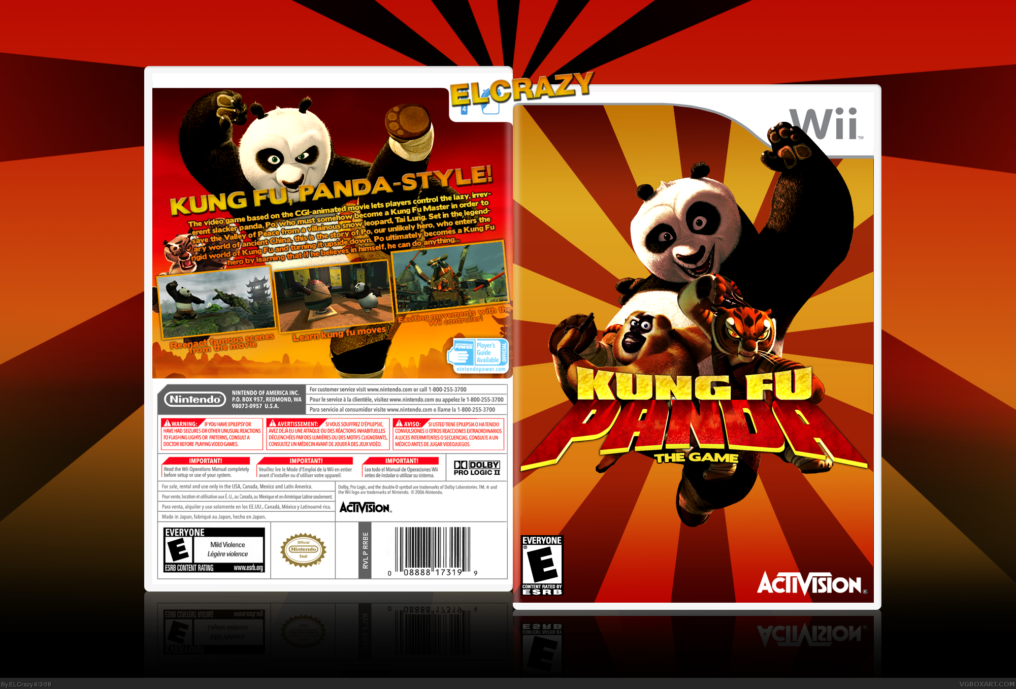 Kung Fu Panda box cover