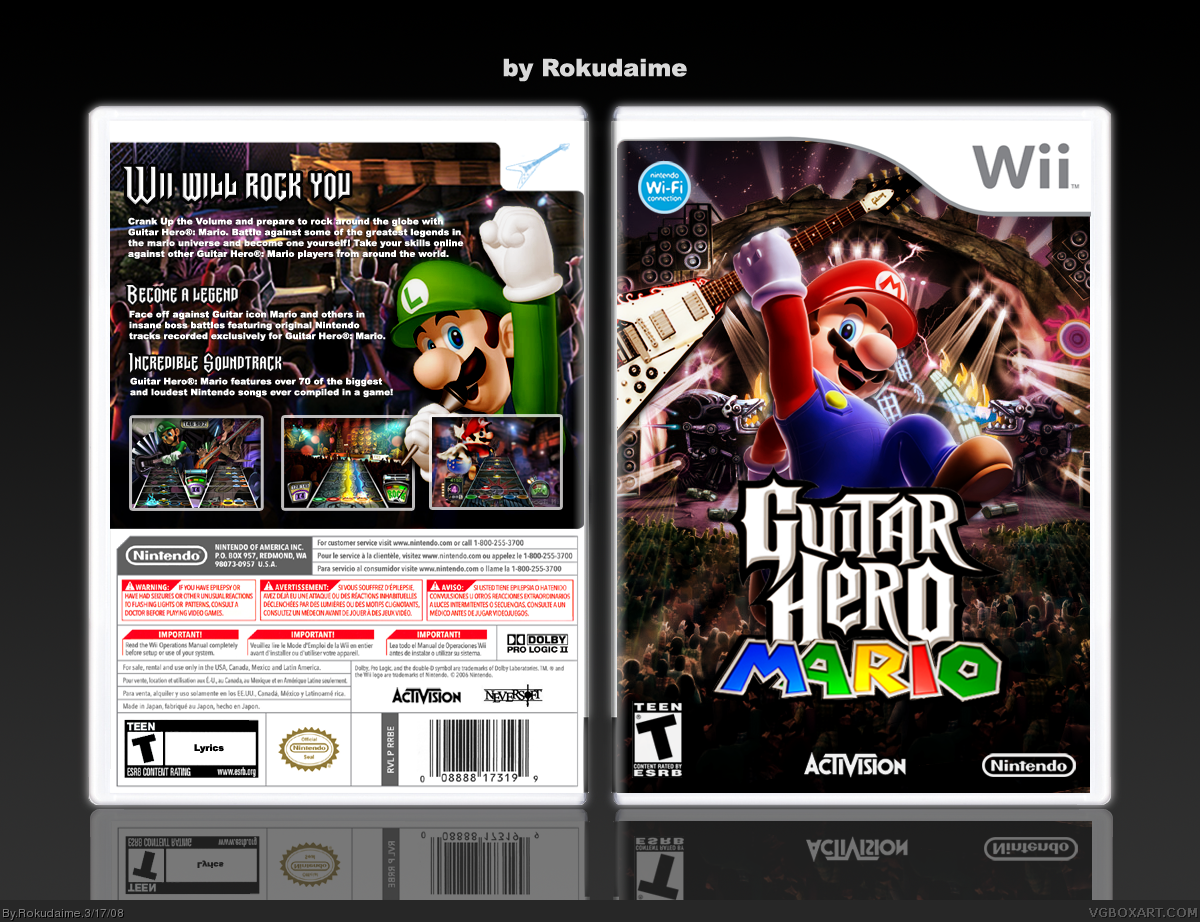 Guitar Hero: Mario box cover