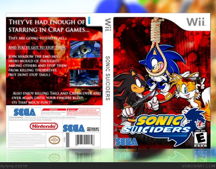 Sonic Suiciders box art cover