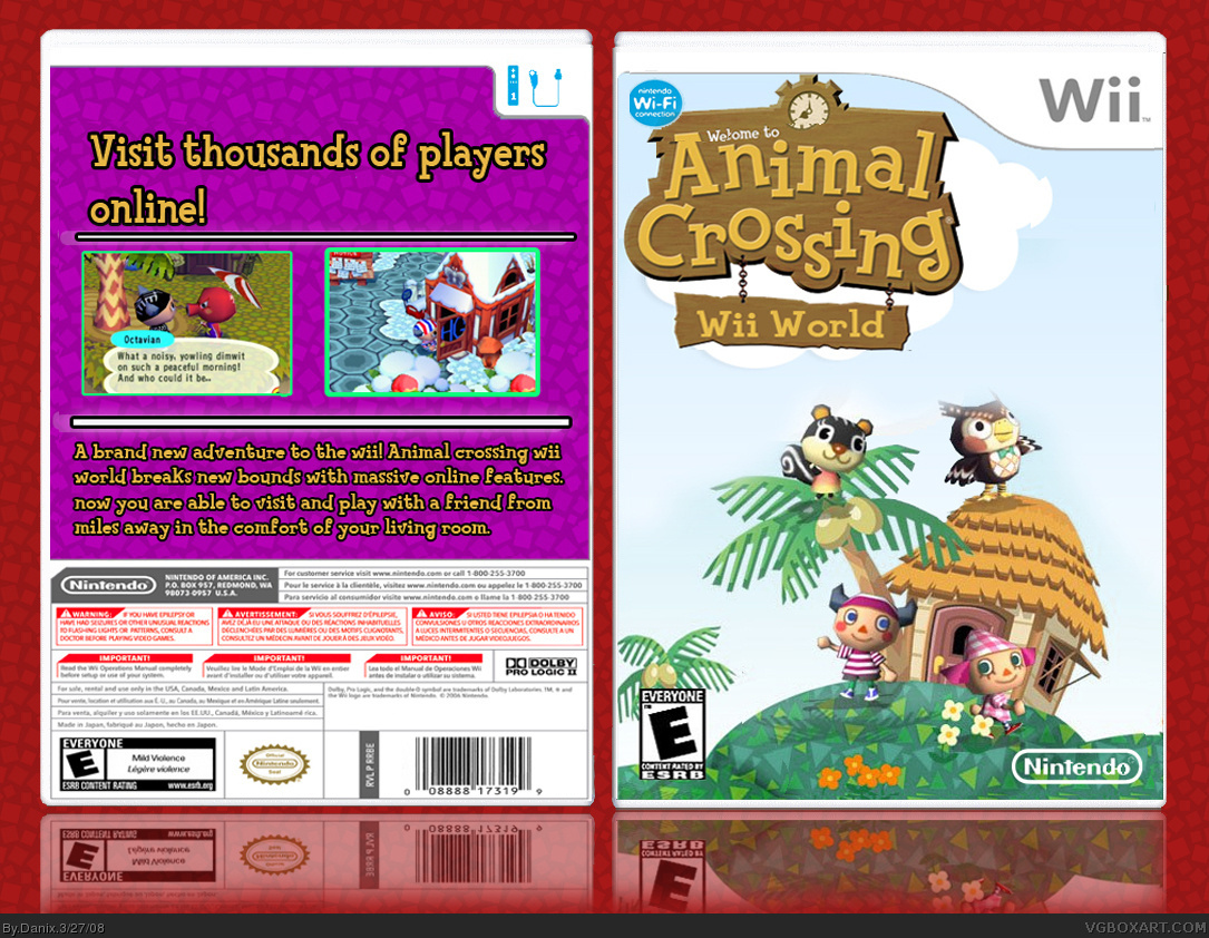 Animal Crossing box cover