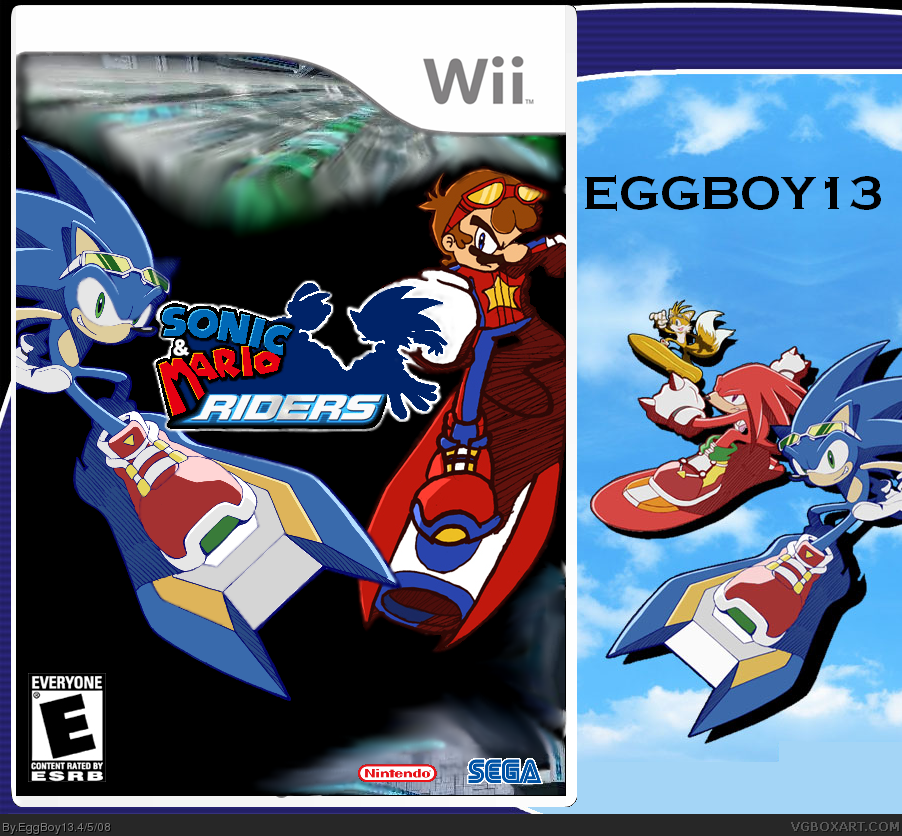 Sonic & Mario Riders box cover