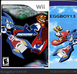 Sonic & Mario Riders box art cover