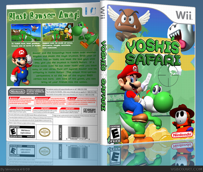 Yoshi's Safari box art cover