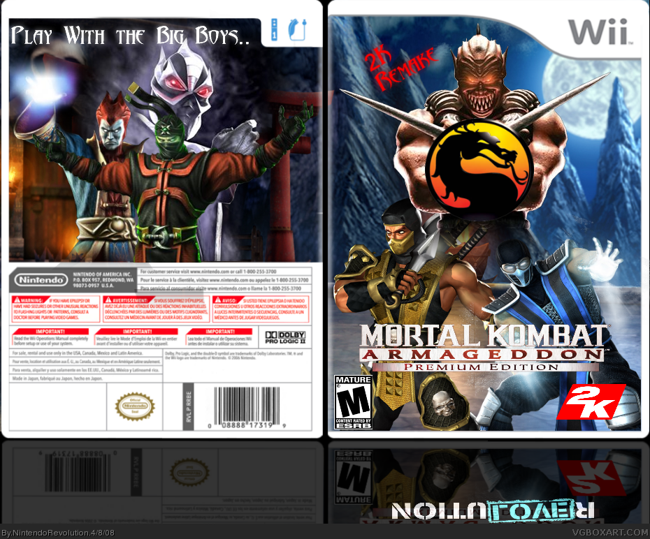Mortal Kombat Armageddon: Premium Edition box cover