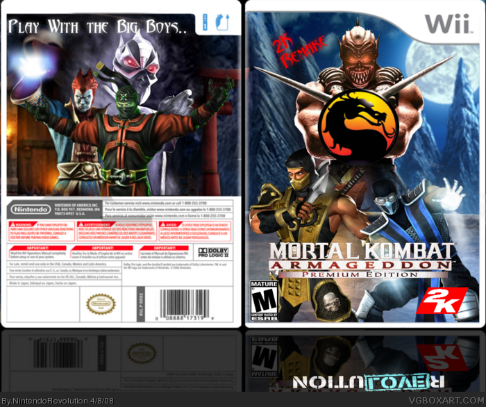 Mortal Kombat Armageddon: Premium Edition box art cover