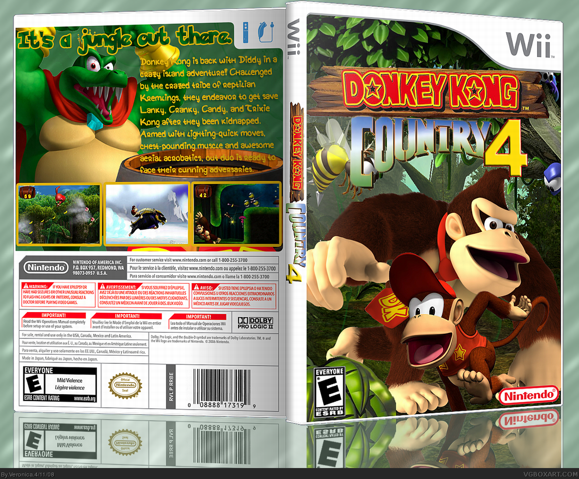 Donkey Kong Country 4 box cover