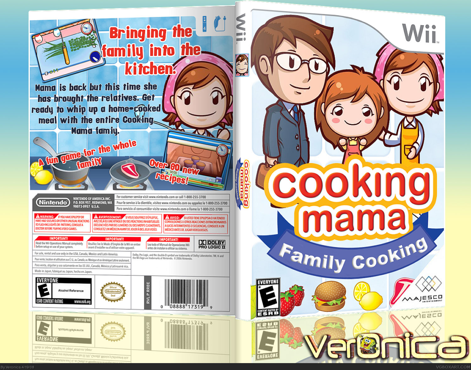Cooking Mama Family Cooking box cover