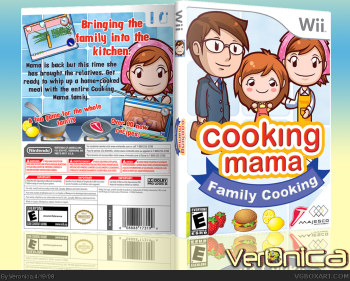 Cooking Mama Family Cooking box art cover