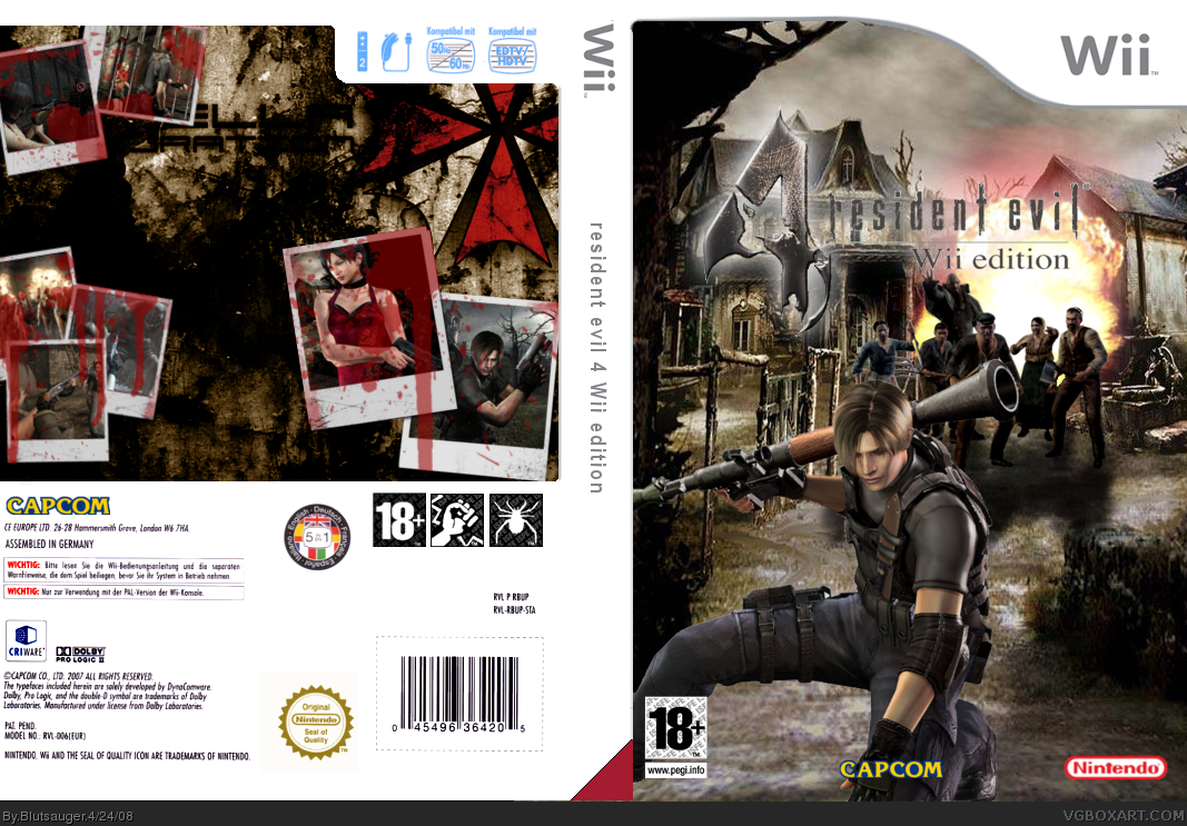 Resident Evil Wii box cover
